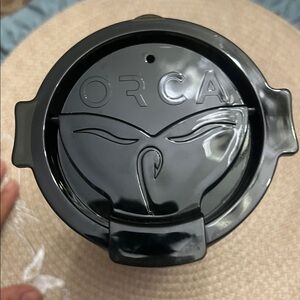 Orca Black Tumbler Lid